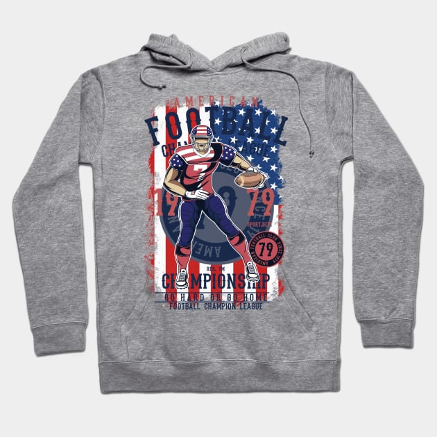 American Football championship Hoodie by silent_warrior